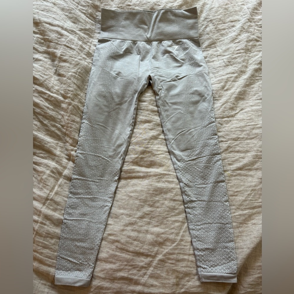 Gymshark light gray legging size small